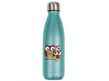 Glitzerflasche "Eule"