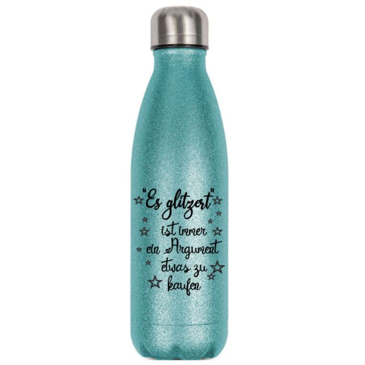 Glitzerflasche "Es glitzert"